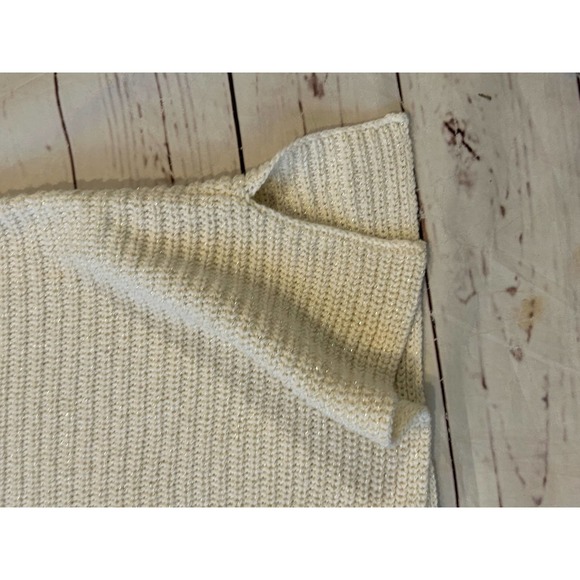 Ana White Open Knit Sweater Cotton Blend Size XL Scoop Neck Boho - Picture 7 of 9